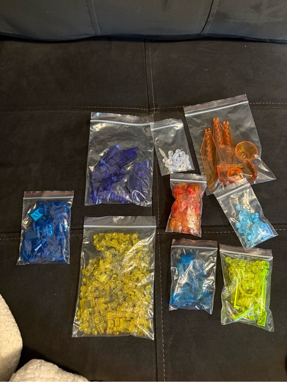 Assorted Lego blocks translucent - Multicolor
